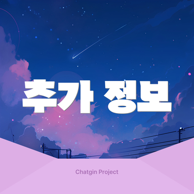 추가 정보