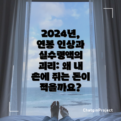 2024년, 연봉 인상과 실수령액의 괴리: 왜 내 손에 쥐는 돈이 적을까요?