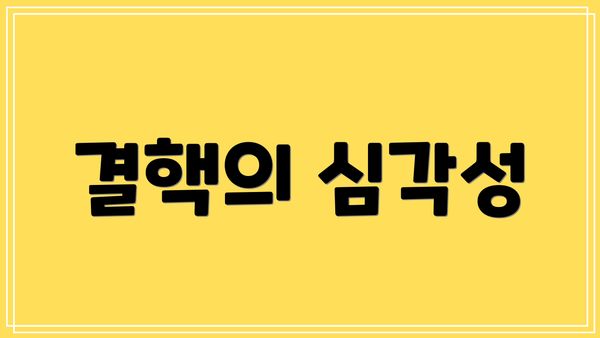 결핵의 심각성