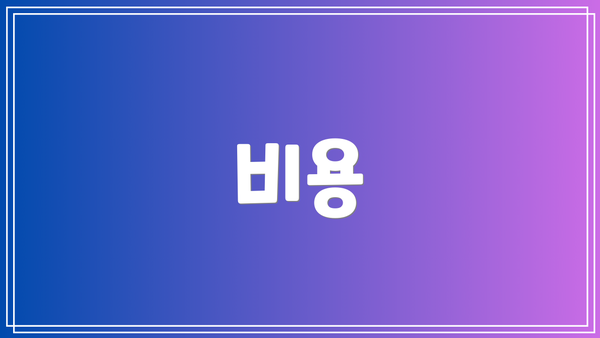 비용