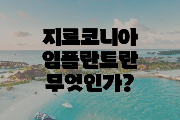 지르코니아 임플란트란 무엇인가?