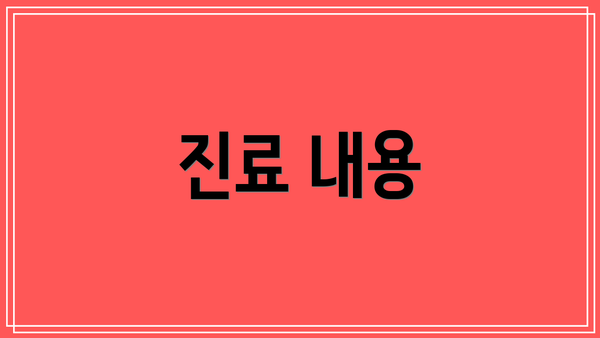 진료 내용