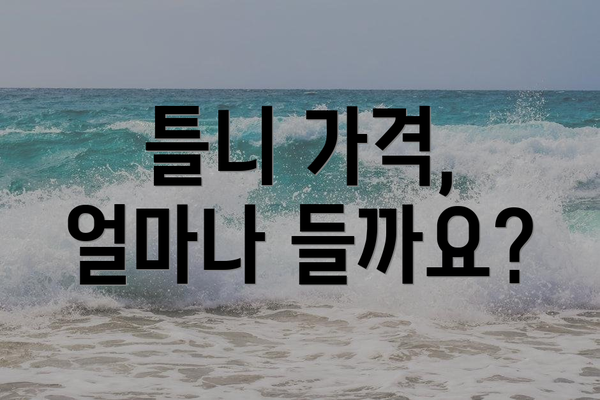 틀니 가격, 얼마나 들까요?