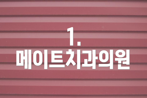 1. 메이트치과의원