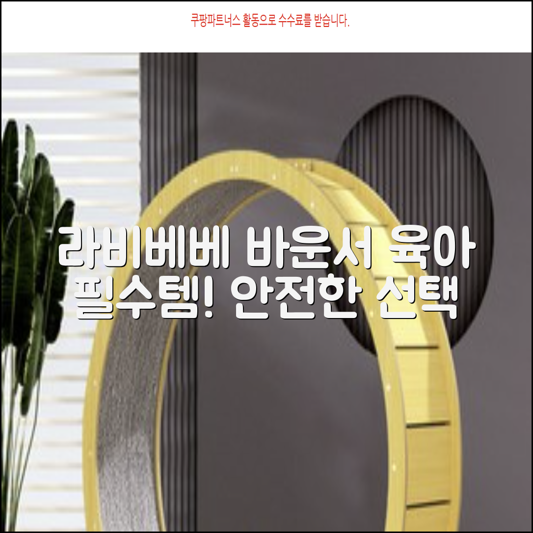 라비베베 세이프 바운서 추천 리뷰