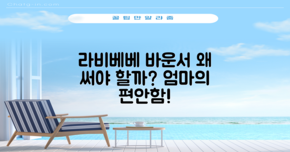 라비베베 바운서, 왜 선택해야 할까?
